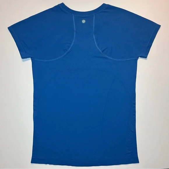 Women’s Athleta Momentum Seamless Tee Mesh Panels Stretch Breathable Sz. S - Picture 7 of 13
